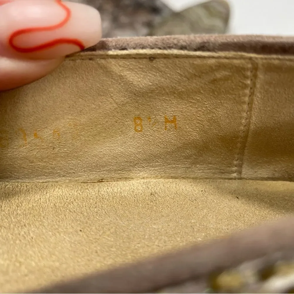 Stuart Weitzman Embroidered Espadrille Flats
